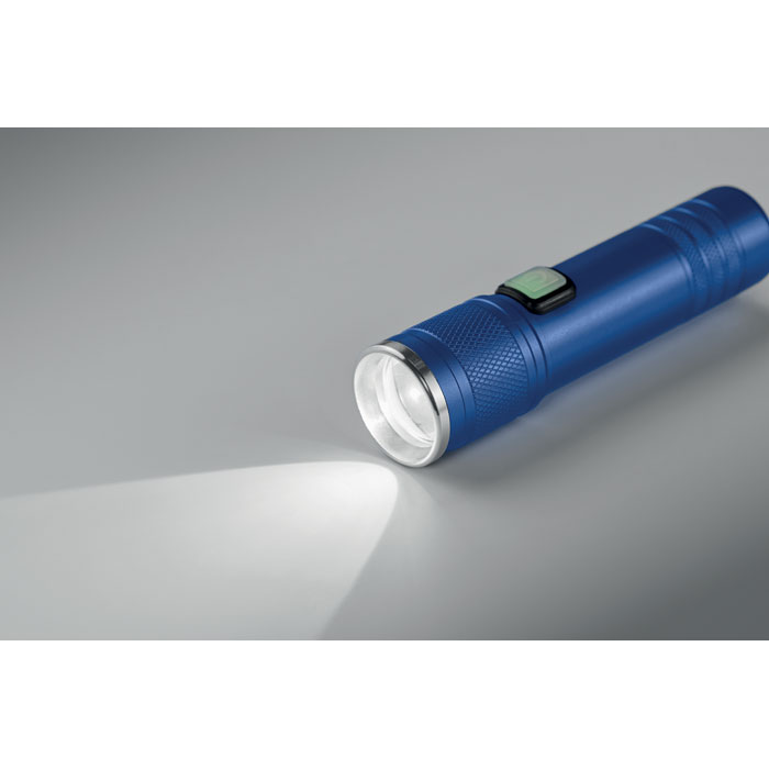 Rechargeable COB light torch Blu item detail picture