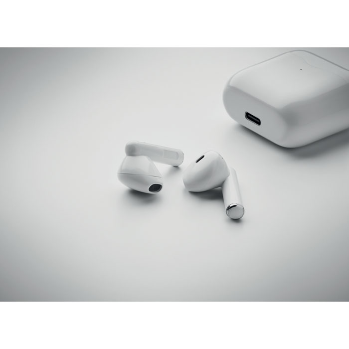 TWS earbuds with charging base Bianco item picture 5
