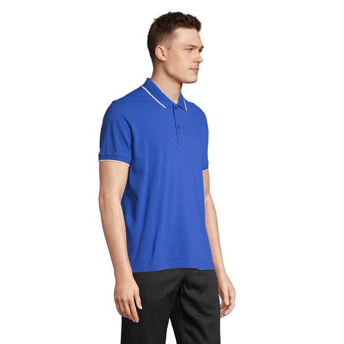 PALERMO POLO Blu Reale/bianco item picture side