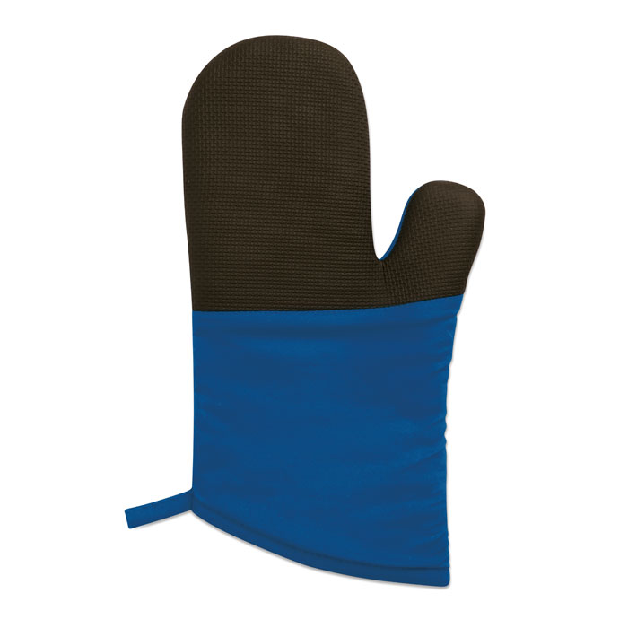 Cotton oven glove Blu Royal item picture back