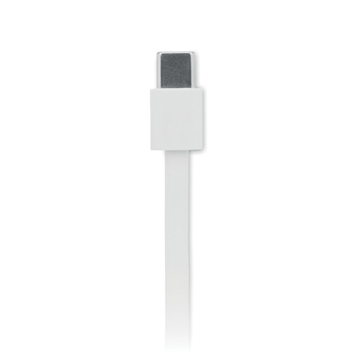100W retractable charging cable Bianco item picture 2