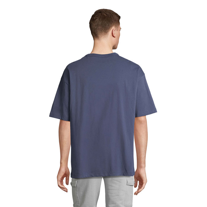 BOXY MEN OVERSIZED T-SHIRT Denim item picture back
