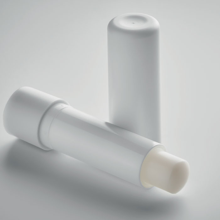 Vegan lip balm in recycled ABS Bianco item detail picture