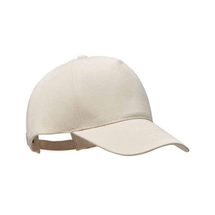 Cappello da baseball in cotone beige item picture front
