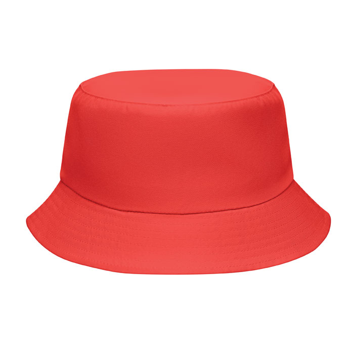 Bucket hat polyester 150 gr/m² Rosso item picture front