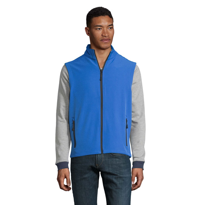 RACE BW MEN SOFTSHELL Blu Royal item picture front