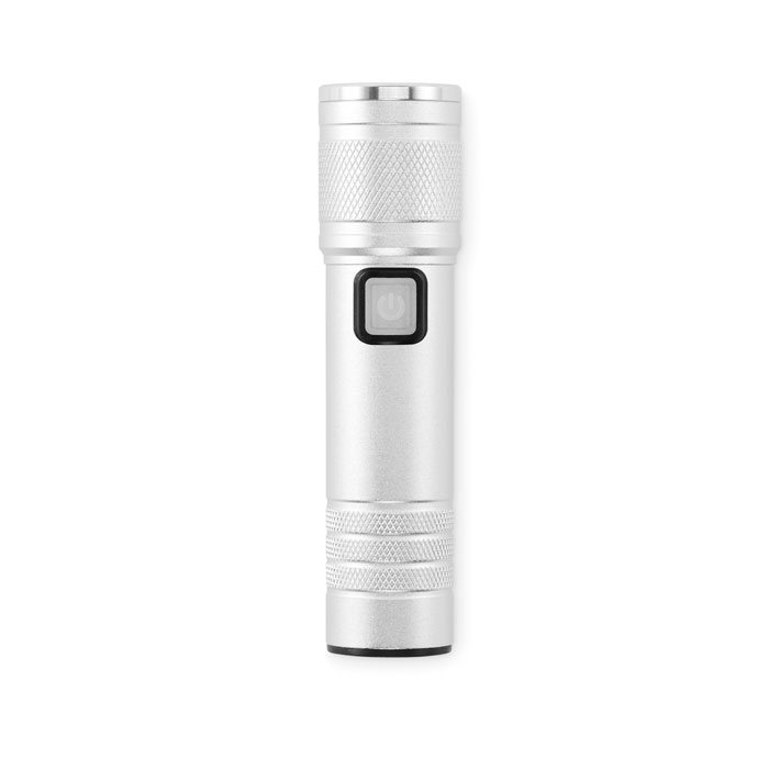 Rechargeable COB light torch Argento Opaco item picture 1
