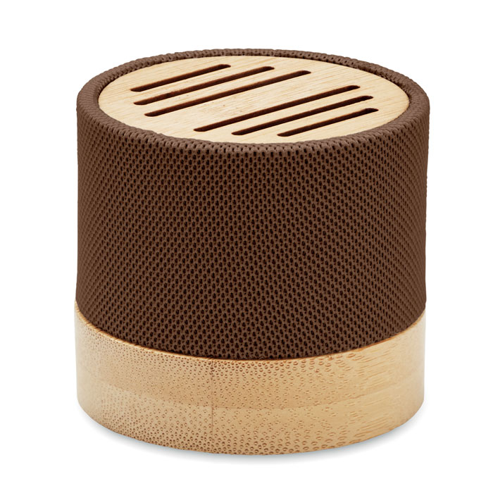 Speaker wireless Bamboo RPET Cioccolato item picture front