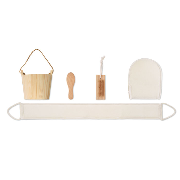 Set da bagno in cestino Legno item picture 2