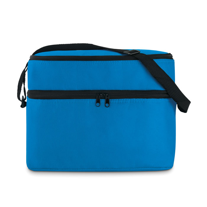 Cooler bag with 2 compartments Blu Royal item picture back