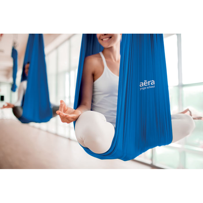 Amaca da yoga royal blue item picture printed