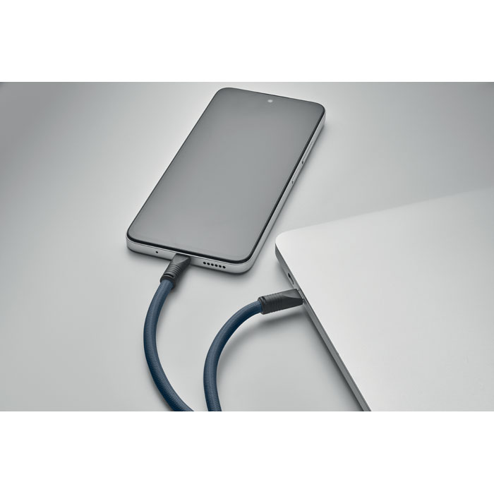 60W charging and data lanyard Francese Navy item ambiant picture