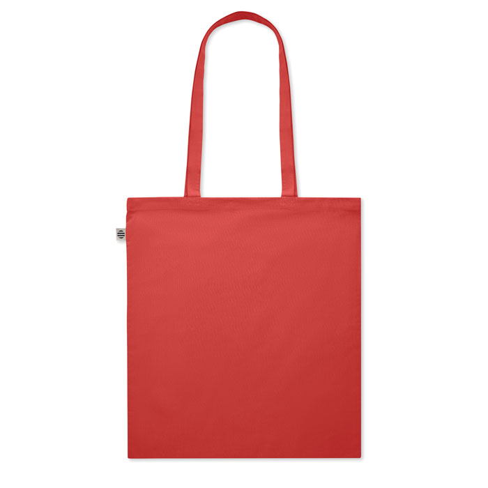 Organic Cotton shopping bag Rosso item picture back