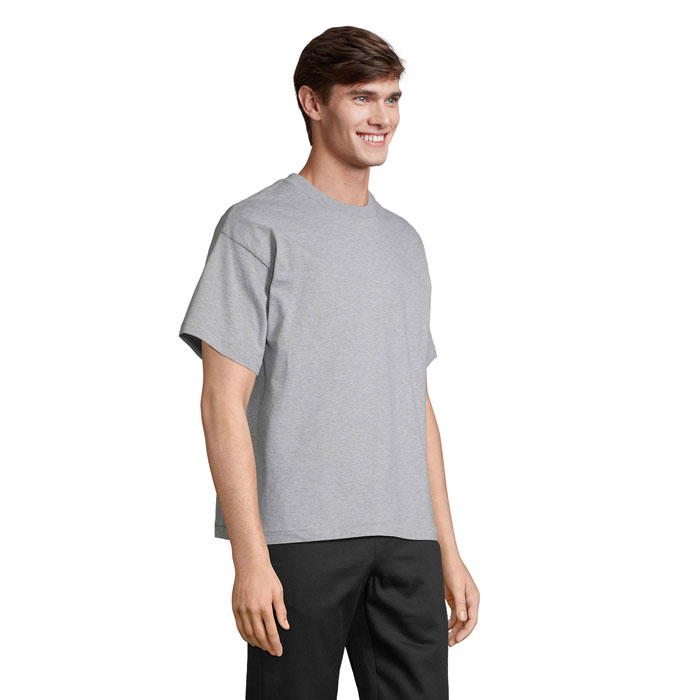 LEGACY OVERSIZED T-SHIRT Grigio Melange 2 item picture side