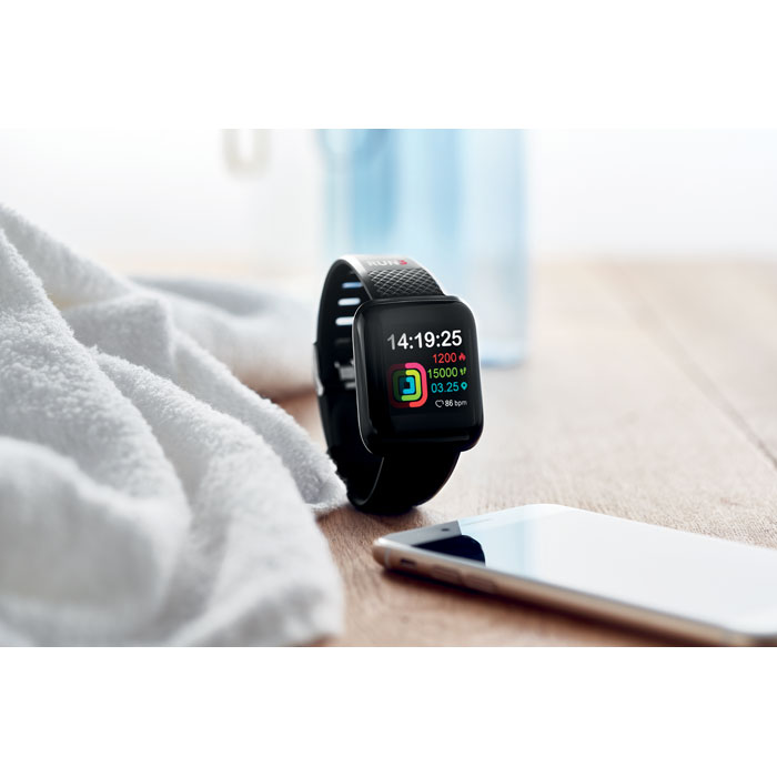 Smart watch wireless black item ambiant picture