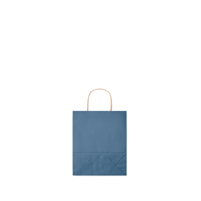 Small Gift paper bag 90 gr/m² Blu item picture open