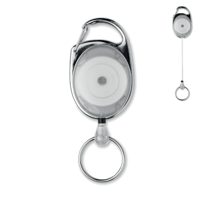 Retractable badge holder Bianco item picture front