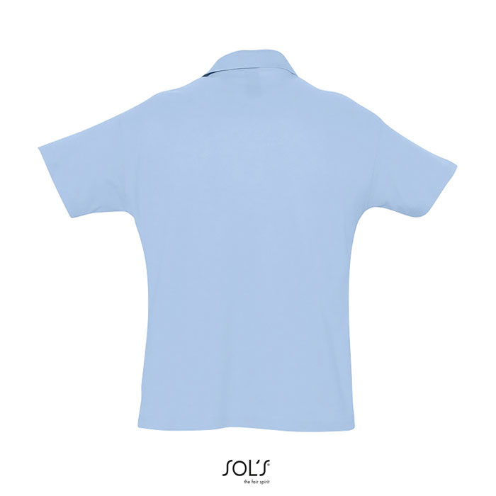 SUMMER II MEN Polo 170g Cielo item picture back