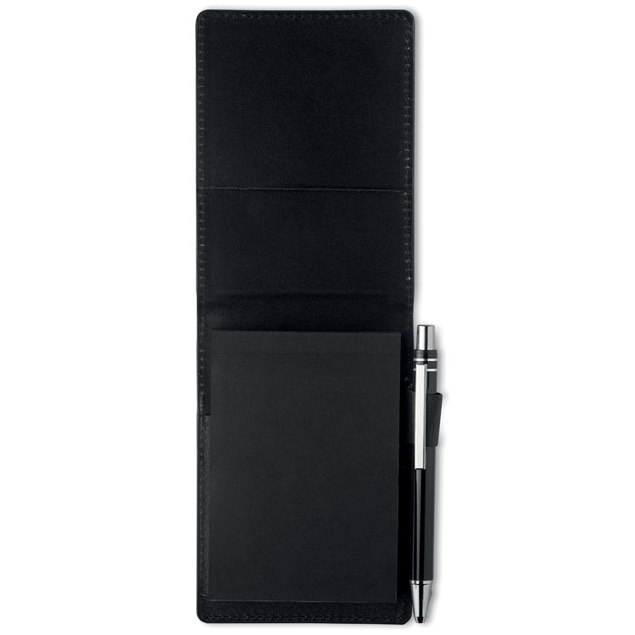 Block notes reporter A7 black item picture back