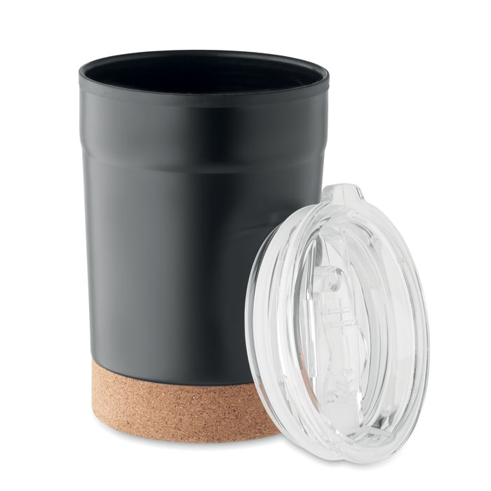 Double wall tumbler 300ml Nero item picture open