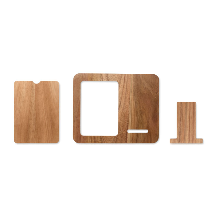 Acacia frame & charger 15W Legno item picture 1