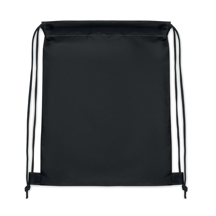 Sacca per bambini 190T RPET Nero item picture side