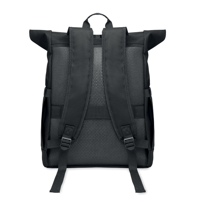 Zaino Rolltop per laptop 600D Nero item picture back