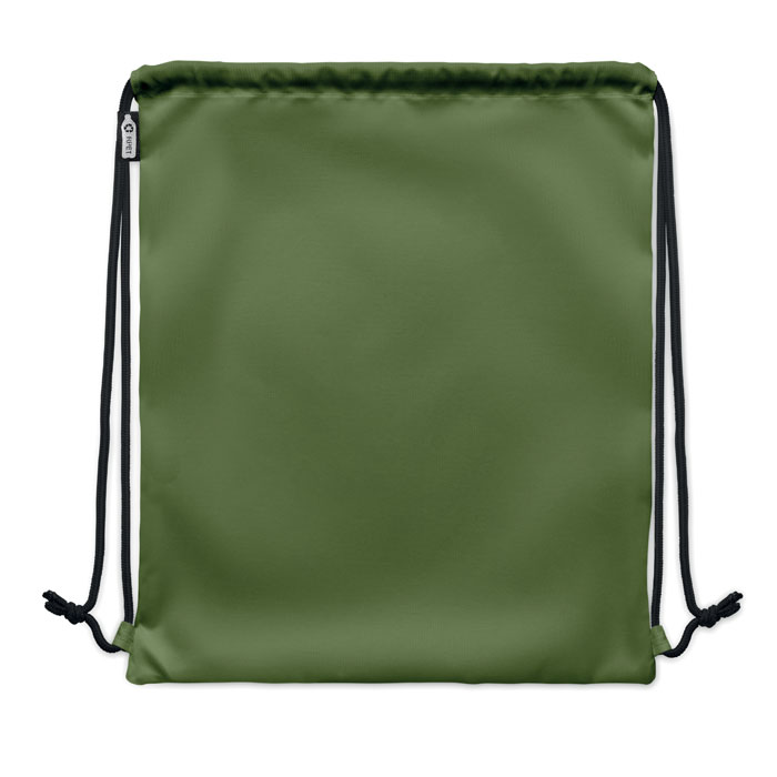 Sacca grande 300D RPET Verde Militare item picture side