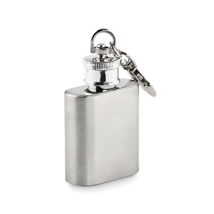 Hipflask key ring Argento item picture open