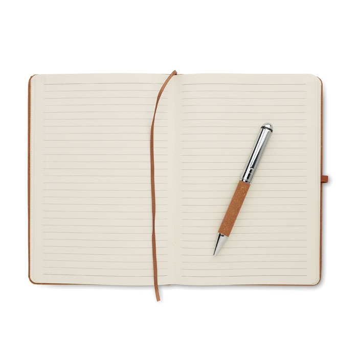 Set regalo Notebook e penna Beige item picture open