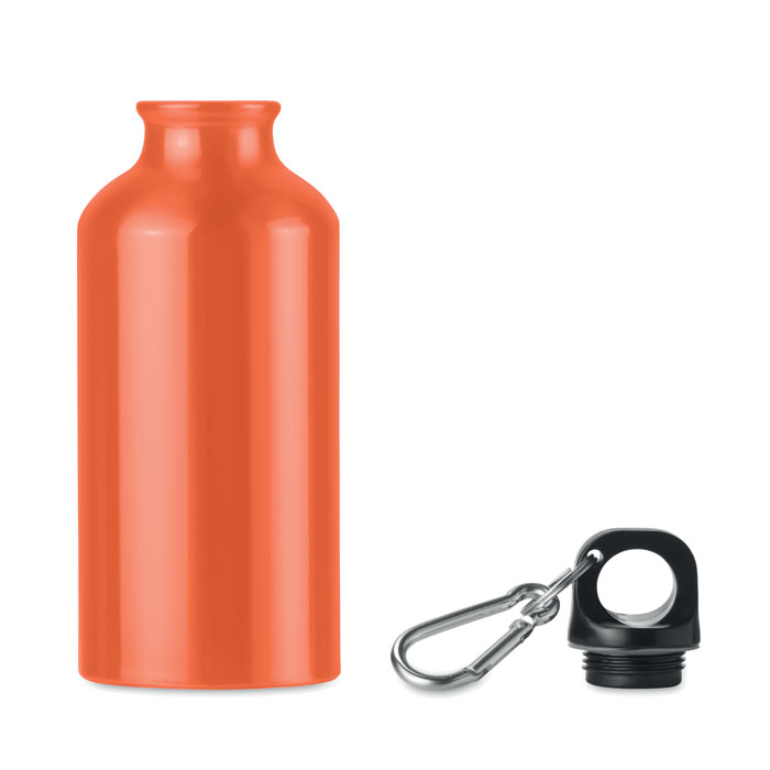 400 ml aluminium bottle Arancio item picture open