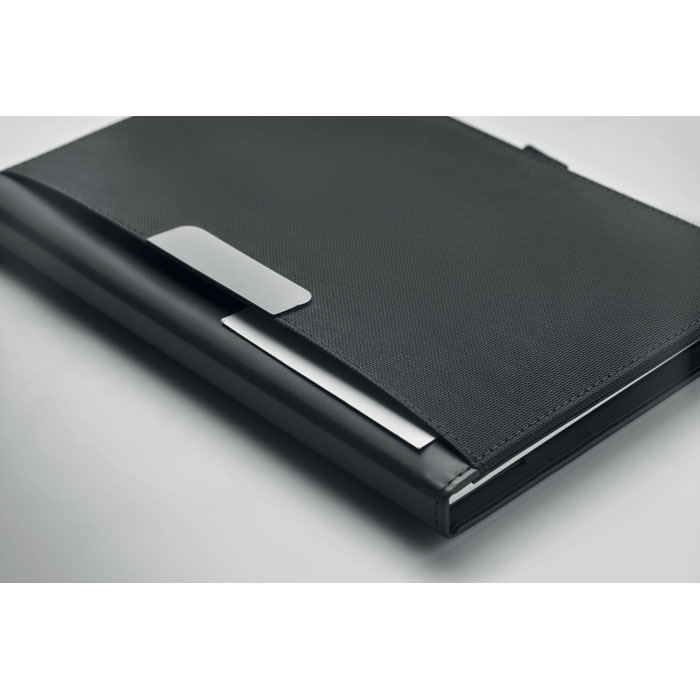 Cartella A5 con blocco note Nero item detail picture