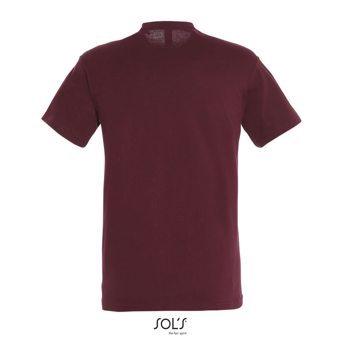 T Shirt REGENT Uni 150g Burgundy item picture back