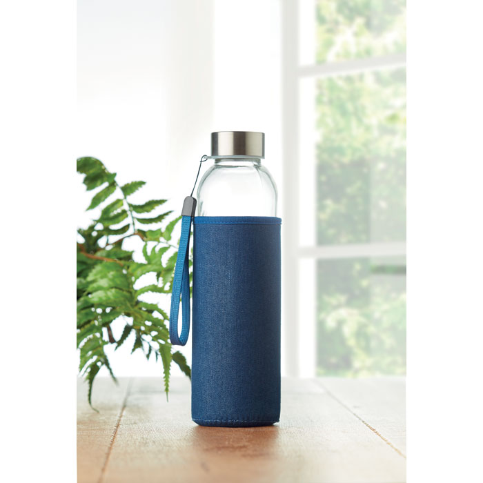 Bottiglia in vetro con pouch blue item ambiant picture