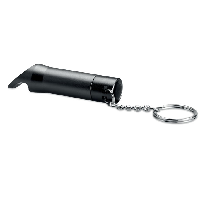 Metal torch key ring Nero item picture back
