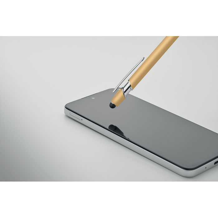 Penna in alluminio riciclato Oro item picture open