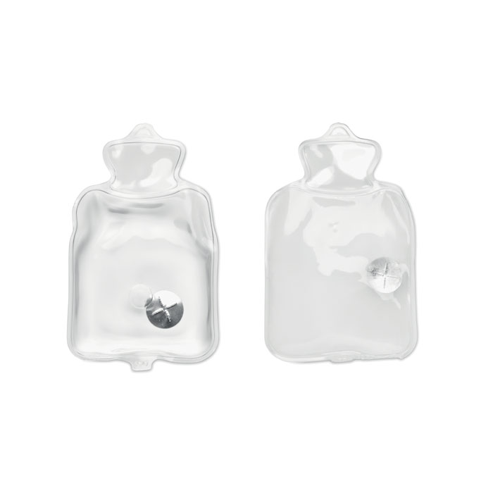 Hand warmer knitted polyester Beige item picture back