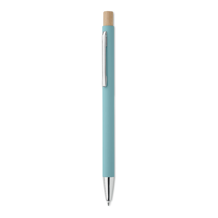 Recycled aluminium ball pen Blu Bambino item picture front