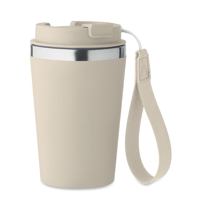 Double wall tumbler 350 ml Beige item picture front