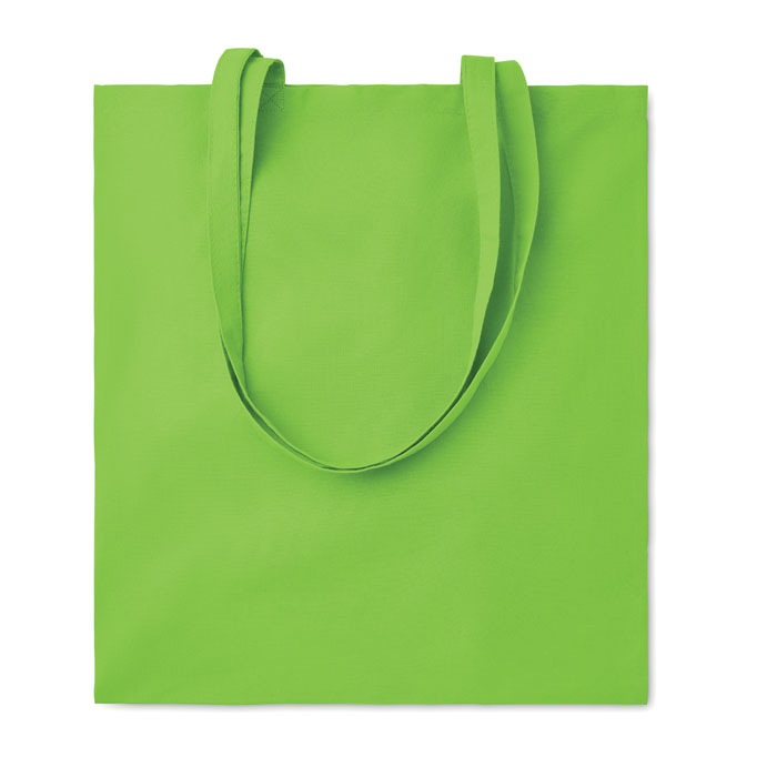 180gr/m² cotton shopping bag Lime item picture front