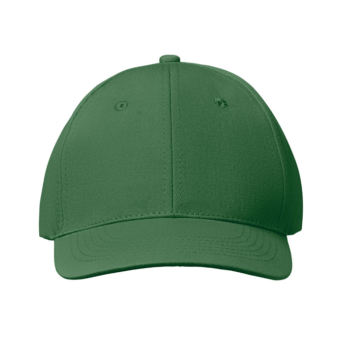 Cappellino da 6 pannelli Verde Scuro item picture top