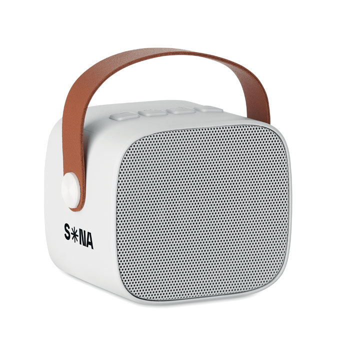 5W wireless speaker Bianco item picture printed