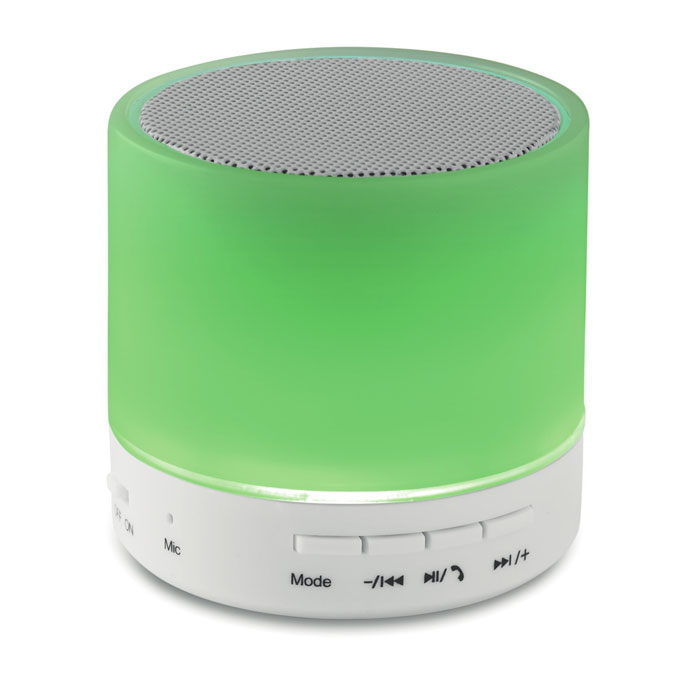 Speaker wireless con LED Bianco item picture side