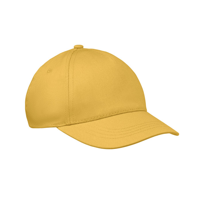 5 panel kids baseball cap Giallo item picture front