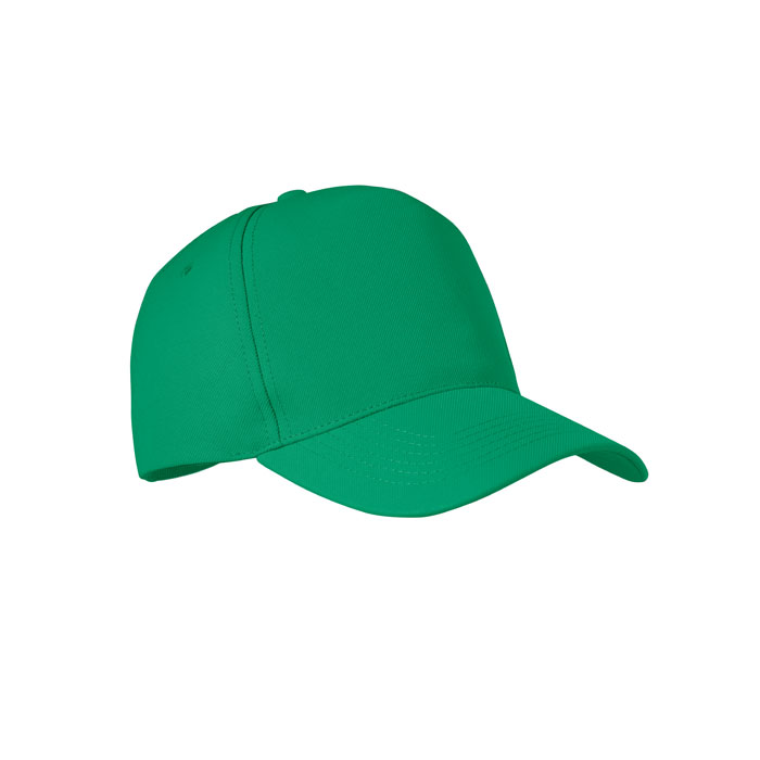 Cappellino 5 pannelli RPET green item picture front