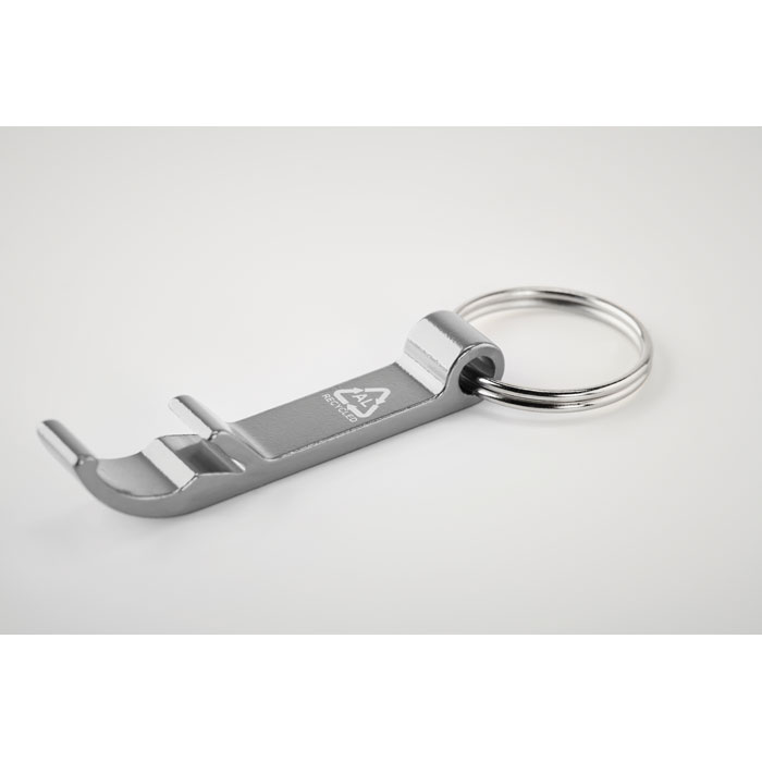 Recycled aluminium key ring Argento item detail picture