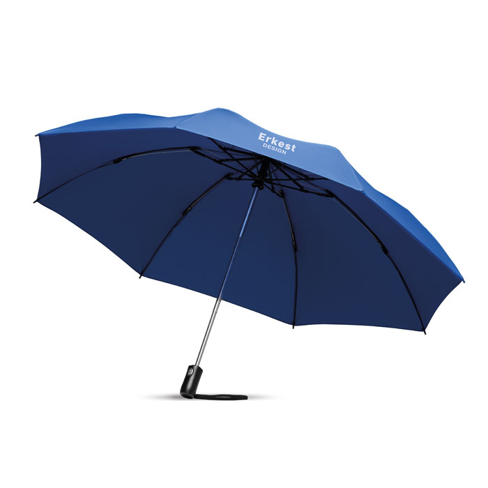 Foldable reversible umbrella Blu Royal item picture printed