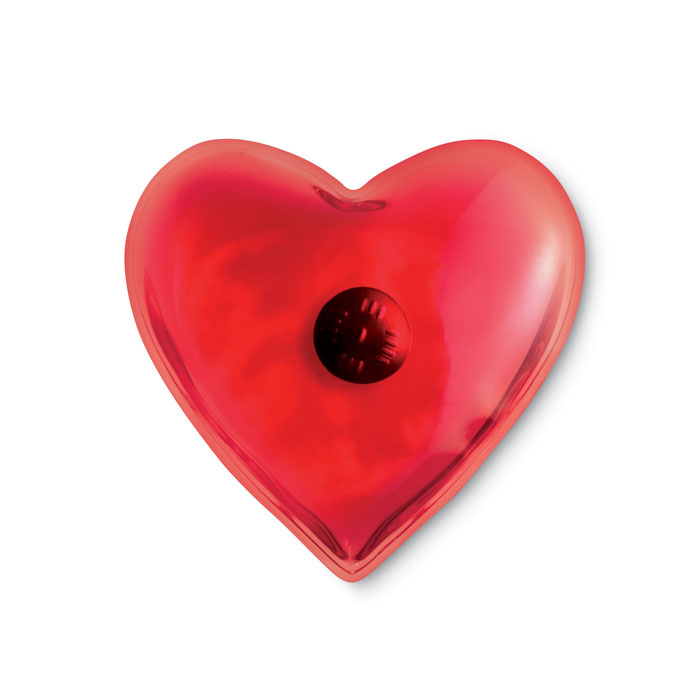 Hand warmer in heart shape Rosso item picture front