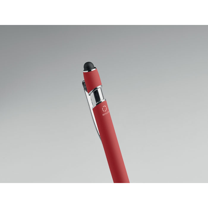 Penna in alluminio riciclato Rosso item detail picture