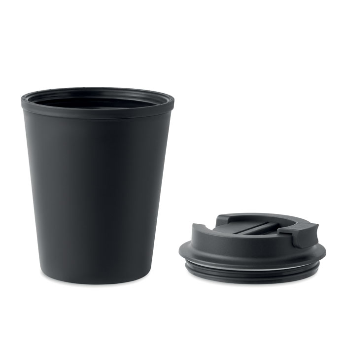 Bicchiere in PP riciclato black item picture open